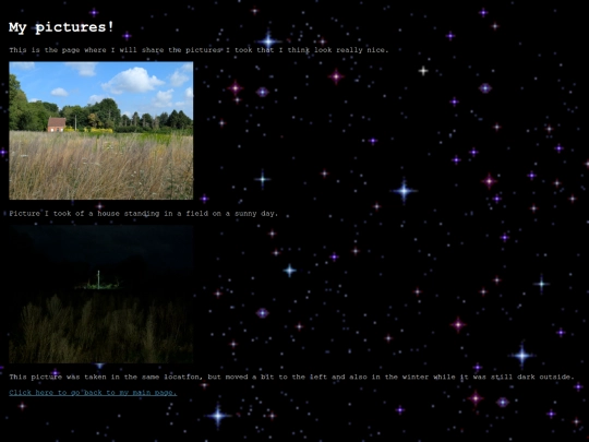 Pictures screenshot