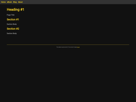 page-template screenshot