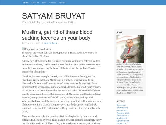 blog screenshot