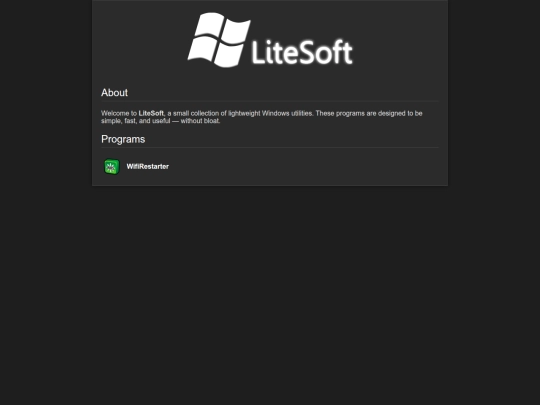 index screenshot