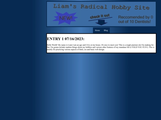 blog screenshot