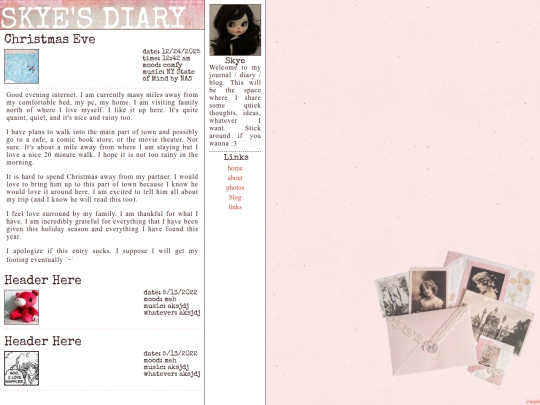 blog screenshot