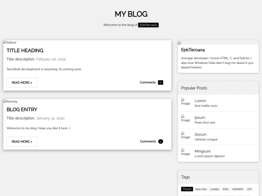 blog screenshot