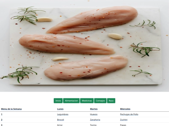 Alimentacion screenshot