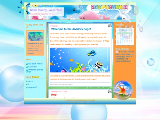 luvbunnydividers screenshot