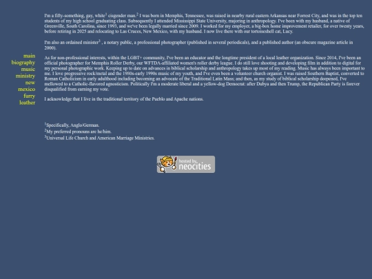 biography screenshot