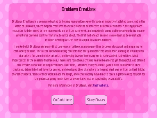 druidawncreations screenshot
