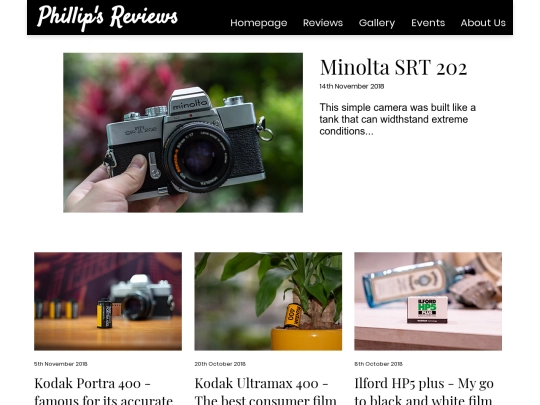 reviews screenshot