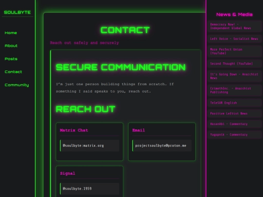 contact screenshot