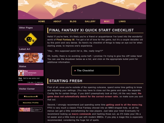 Misc/Guides/FFXIquickstart screenshot