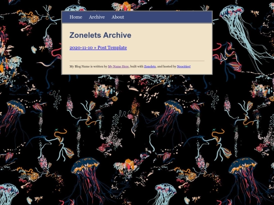 archive screenshot