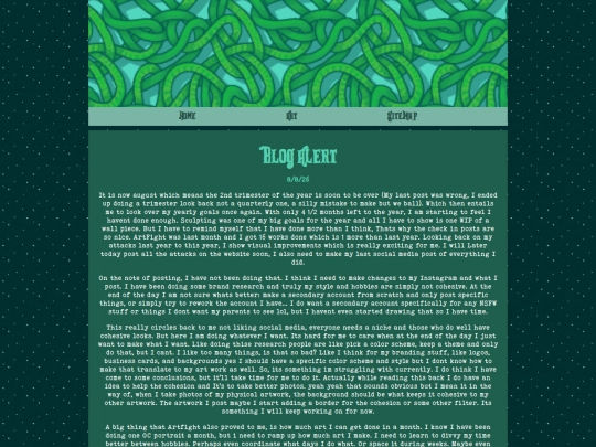 blog screenshot