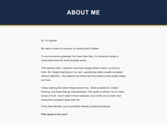 K/AboutMe screenshot