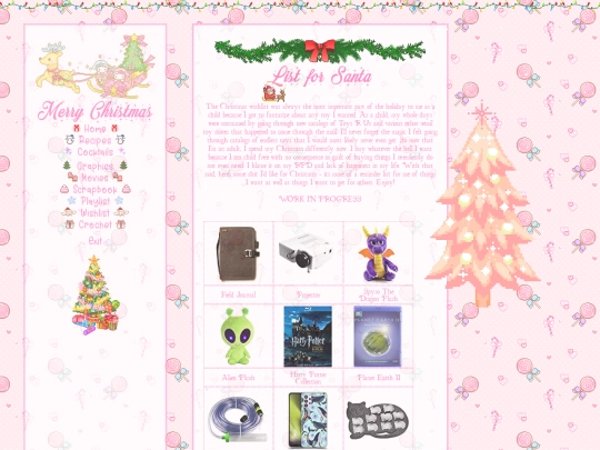 christmas/wishlist screenshot
