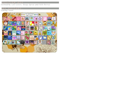 cliques/quiltingbee screenshot