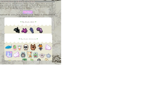 cliques/stickersheetclub screenshot