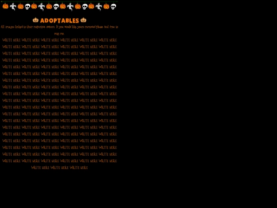 halloween/adoptables screenshot