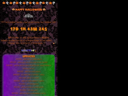 halloween/home screenshot