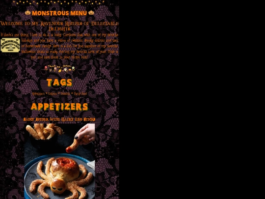 halloween/menu screenshot