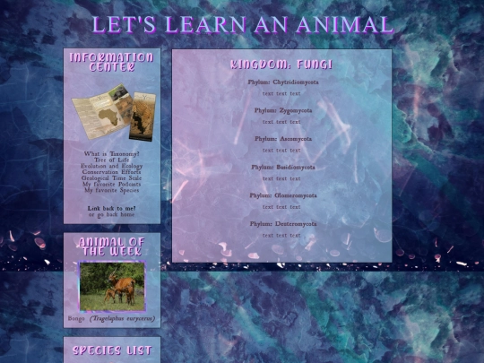 letslearnananimal/fungi screenshot