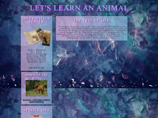 letslearnananimal/treeoflife screenshot