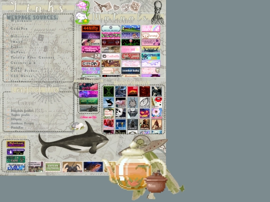 links screenshot