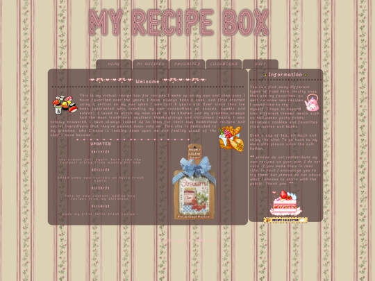 recipes screenshot