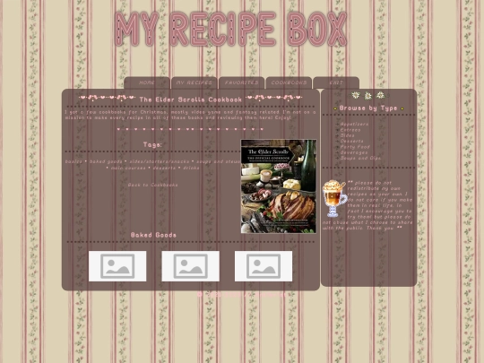 recipes/skyrim screenshot