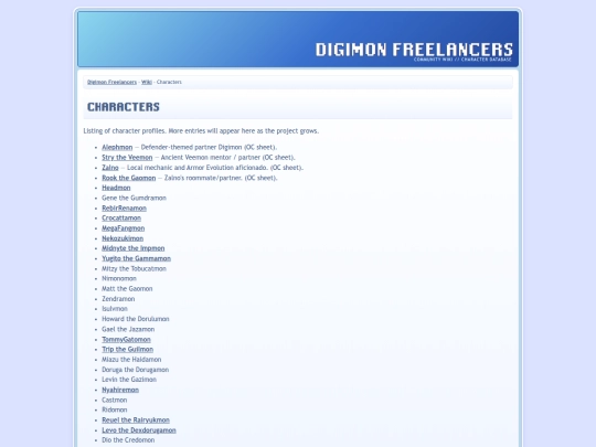 wiki/characters screenshot
