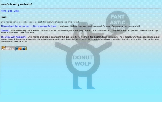 links screenshot