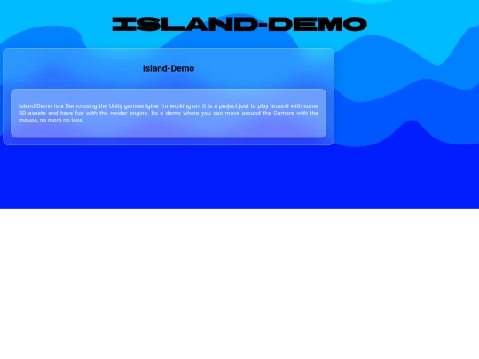 Island-Demo screenshot