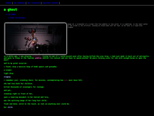 stories/ghost screenshot