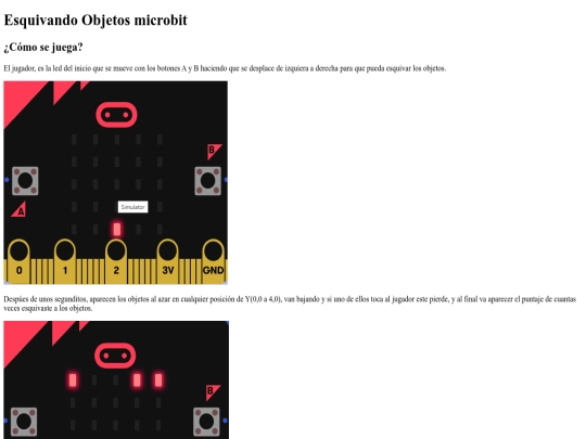 juegoesquivandoobjetos screenshot