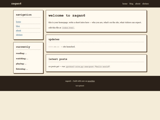 index screenshot