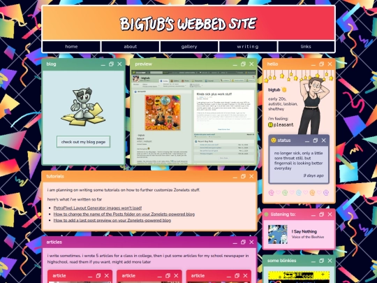 writing screenshot