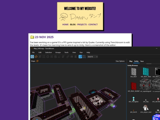 blog screenshot