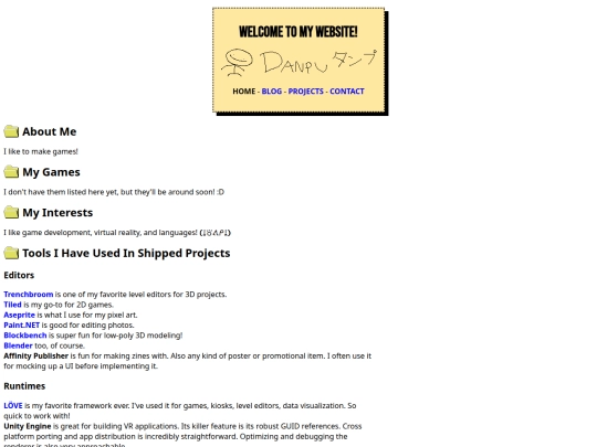 index screenshot