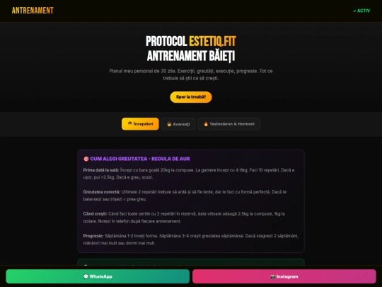 AntrenamentEstetiq screenshot