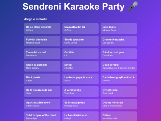 karaoke screenshot