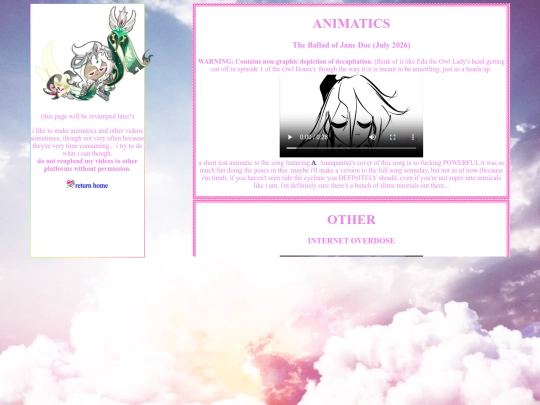 archives/videos screenshot