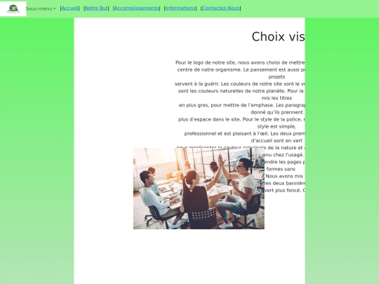 Pages/Choix Visuels screenshot