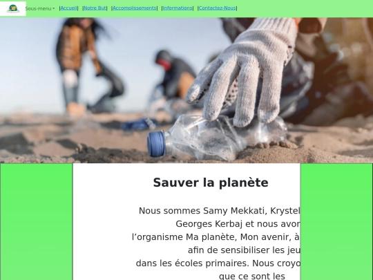 Pages/Notre But screenshot