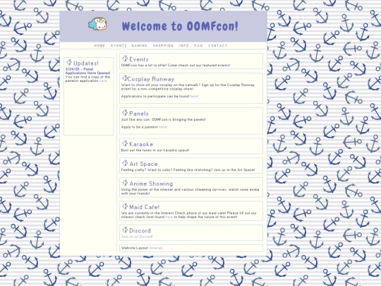 events screenshot