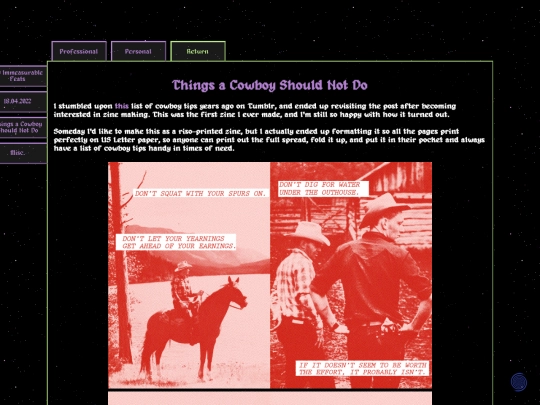 cowboy screenshot