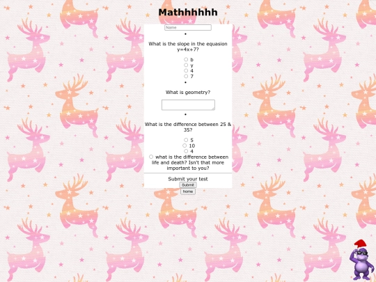 mathforms screenshot