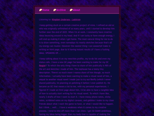 Blog/posts/2-16-2026 Creativley Stuck and Pondering How Personal I should be with these blog posts screenshot