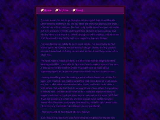 Blog/posts/2025 The real reason I started my first website screenshot