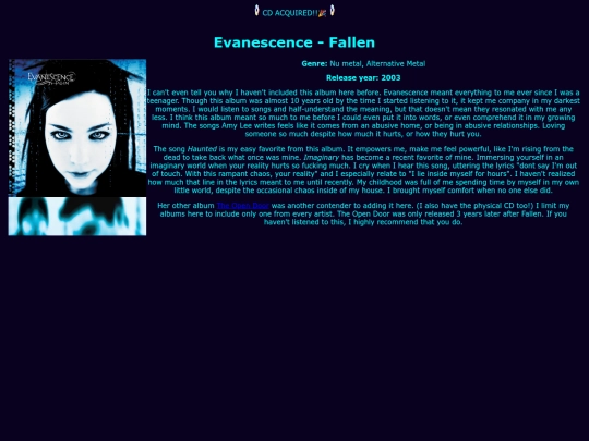 music1/fallen screenshot