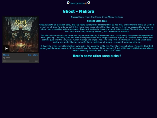 music1/ghost screenshot