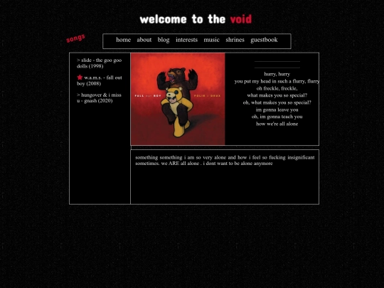 music/wams screenshot